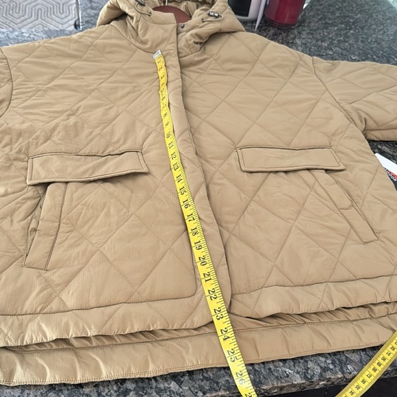 Bass Outdoor Tan Kelp Quilted Hooded Jacket NWT XL - Picture 11 of 14